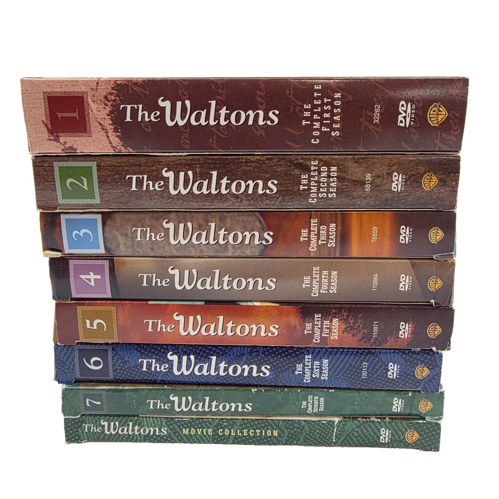 Waltons Seasons 1-7 on DVD Set+ BONUS of 6 Reunion‎ Movies - Missing 1 disc